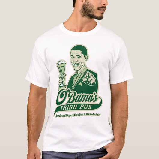 Obama's Irish Pub T-shirt (Voorkant)