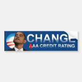 Obama's kredietrating bumpersticker (Voorkant)