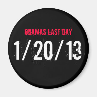 OBAMAS LAATSTE DAG, 1/20/13 MAGNEET
