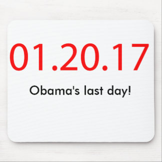 Obama's laatste dag muismat