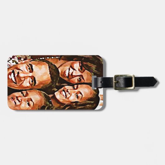 Obama's Love_ Bagagelabel (Voorkant horizontaal)
