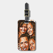 Obama's Love_ Bagagelabel (Voorkant verticaal)