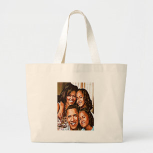 Obama's Love_ Grote Tote Bag