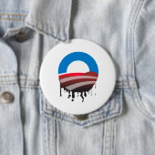 Obama's olieramp ronde button 4,0 cm (In situ)