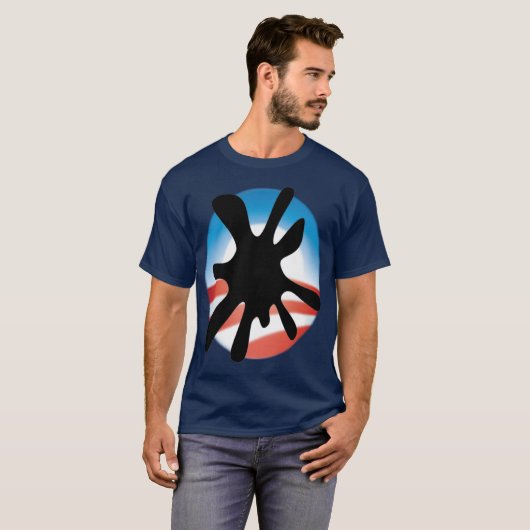 Obama's olieramp t-shirt (Voorkant volledig)