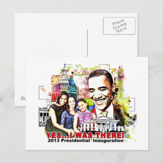 Obama's Presidentiële Inauguratie-postkaart 2013 Briefkaart (Voorkant / Achterkant)