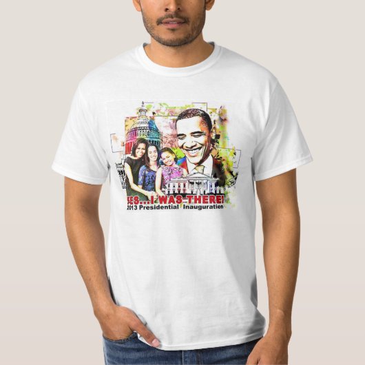 Obama's presidentiële inauguratie van 2013 t-shirt (Voorkant)
