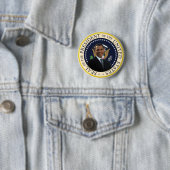 Obama's presidentiële zegel ronde button 5,7 cm (In situ)