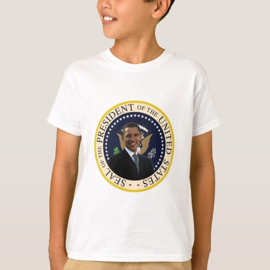 Obama's presidentiële zegel t-shirt (Voorkant)