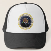 Obama's presidentiële zegel trucker pet (Voorkant)