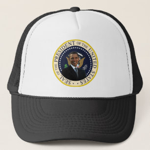 Obama's presidentiële zegel trucker pet