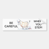 OBAMAS PROGRESSIVE SANDWICH FILLING BUMPERSTICKER (Voorkant)