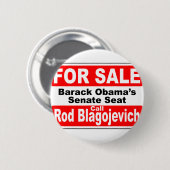 Obama's Senaatszetel te koop Ronde Button 5,7 Cm (Voorkant /achterkant)