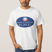 Obama's T-shirt op de laatste dag (Voorkant)