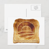 Obama's Toast Briefkaart (Voorkant / Achterkant)