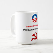 Obama's "vooruitstrevende" neemt Amerika terug - M Koffiemok (Voorkant links)