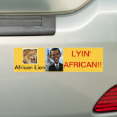 Obamaseleugens Bumpersticker (Op auto)