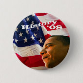 Obamat-shirt4 Ronde Button 5,7 Cm (Voorkant)
