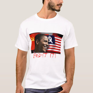 obamathecommunist, vecht het! - Cus... - Gepersona T-shirt