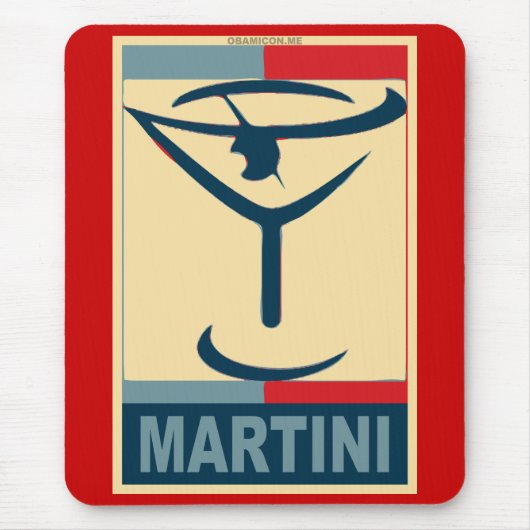 Obamatini Mousepad Muismat (Voorkant)