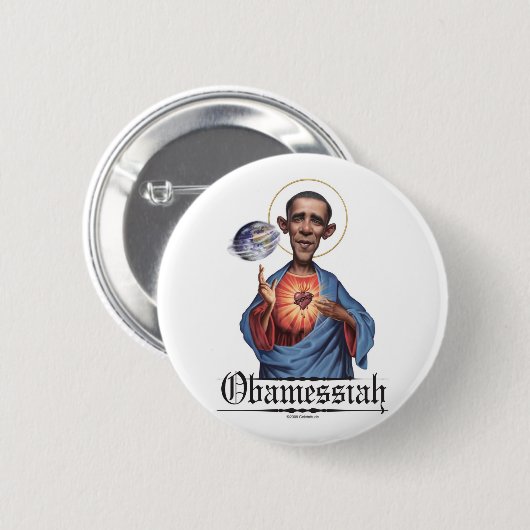 Obamessiah Button (Voorkant /achterkant)
