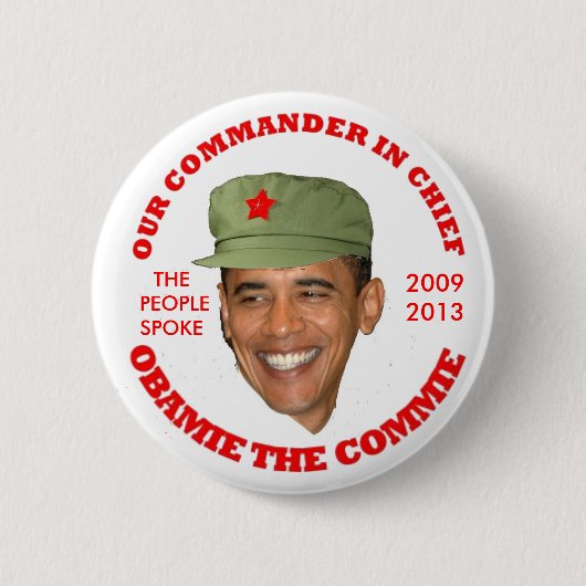 OBAMIE HET COMITÉ RONDE BUTTON 5,7 CM (Voorkant)