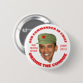 OBAMIE HET COMITÉ RONDE BUTTON 5,7 CM (Voorkant /achterkant)