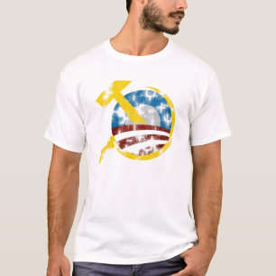 Obammer & Sickle Faded T-Shirt