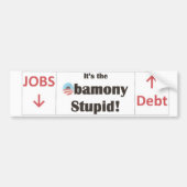 Obamony Bumpersticker (Voorkant)