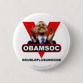 OBAMSOC RONDE BUTTON 5,7 CM (Voorkant)