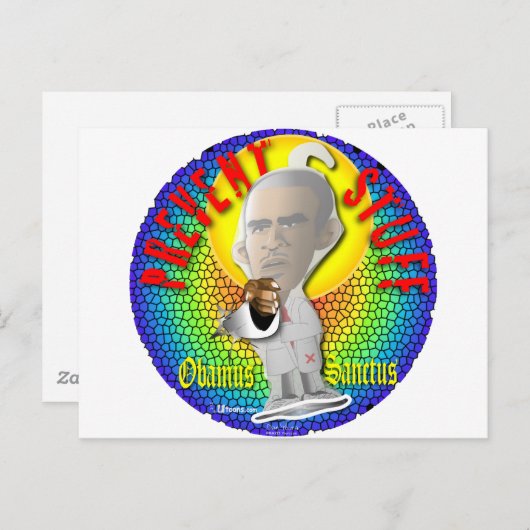 Obamus Sanctus Briefkaart (Voorkant / Achterkant)