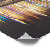 Oban Harbour bij nacht Poster (Hoek)