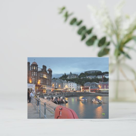 Oban Harbour Briefkaart (Staand voorkant)