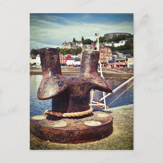 Oban Harbour Briefkaart (Voorkant)