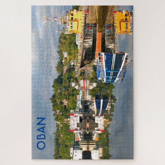 Oban reflections, western Schotland Legpuzzel (Verticaal)