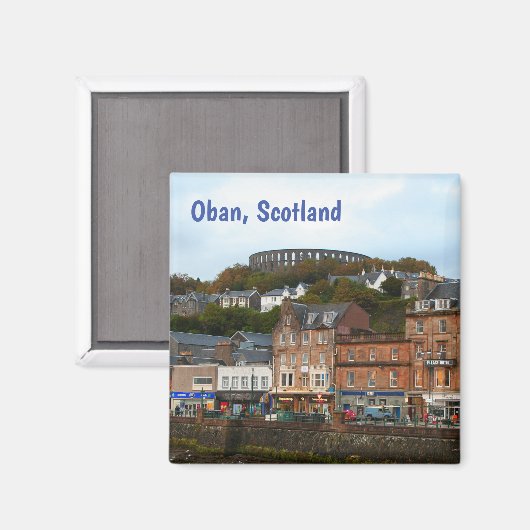 Oban, Schotland groet Magneet (Voorkant / Achterkant)