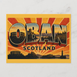 Oban Schotland McCaig's Tower Briefkaart
