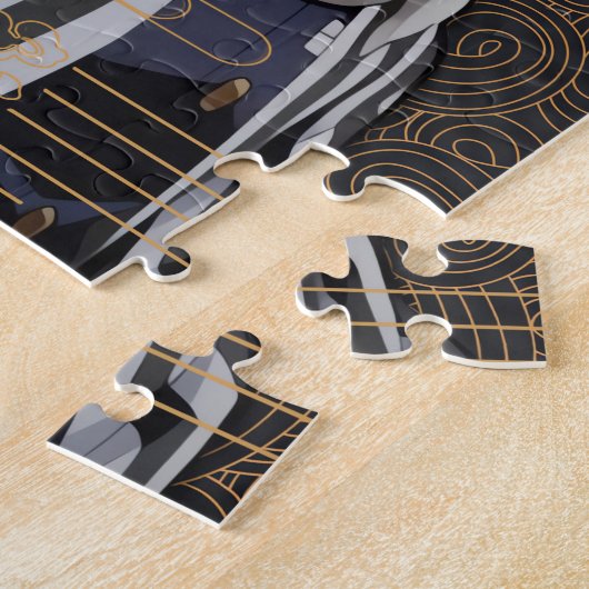 Obanai Iguro Gold Legpuzzel (Zijkant)