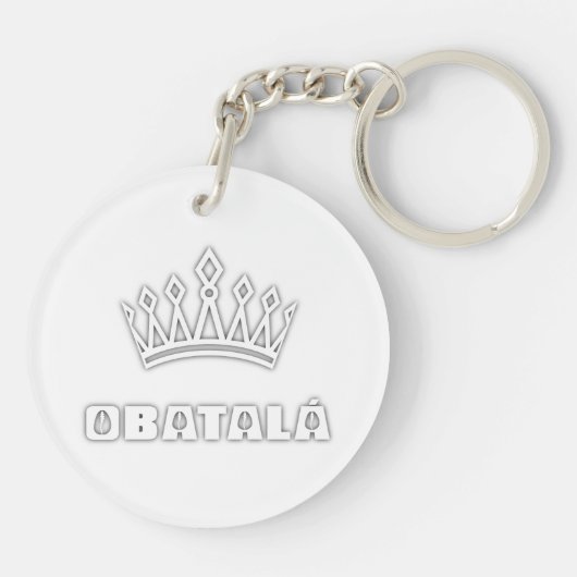Obatala Keyring Sleutelhanger (Achterkant)