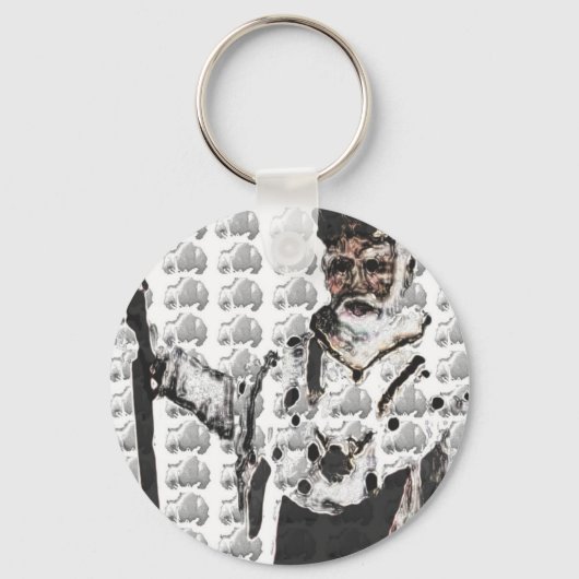 OBATALA KONING VAN DE ORISHAS SLEUTELHANGER (Voorkant)
