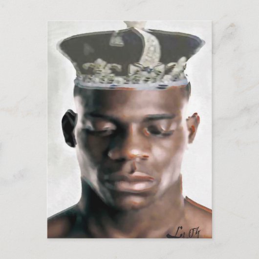 OBATALA ORISHA VAN LIZ LOZ BRIEFKAART (Voorkant)