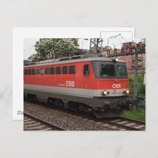 ÖBB 1142 638-4 BRIEFKAART (Voorkant / Achterkant)