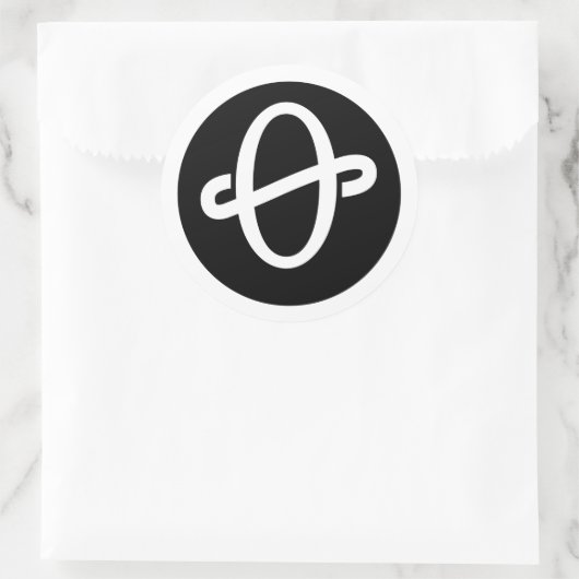 Obe-Sticker Ronde Sticker (Tas)