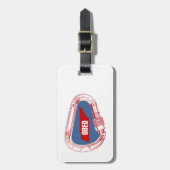 Obed Klimcarabiner Bagagelabel (Voorkant verticaal)