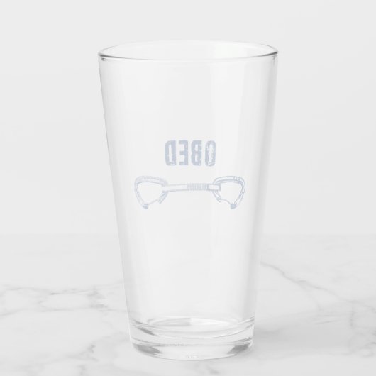 Obed Klimmen Quickdraw Glas (Achterkant)