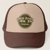 Obed River Tennessee Kayaking Trucker Pet (Voorkant)