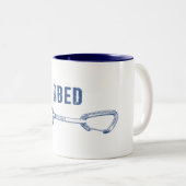 Obed Rock Climbing Quickdraw Tweekleurige Koffiemok (Voorkant rechts)