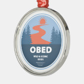 Obed Wild en Schilderachtig rivier Metalen Ornament (Links)