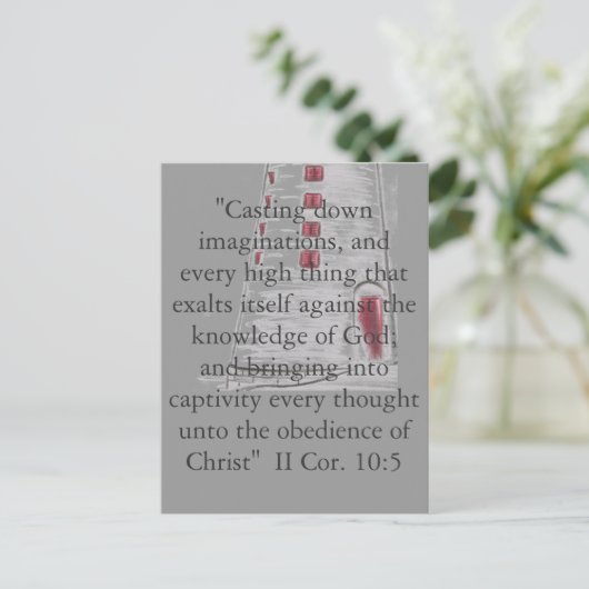 Obedience Briefkaart (Staand voorkant)