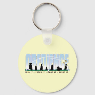 Obedience: Hiel het, trek het, spuit het, laat het Sleutelhanger